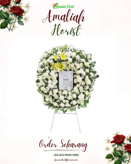 Krans Bunga Duka Pakuran